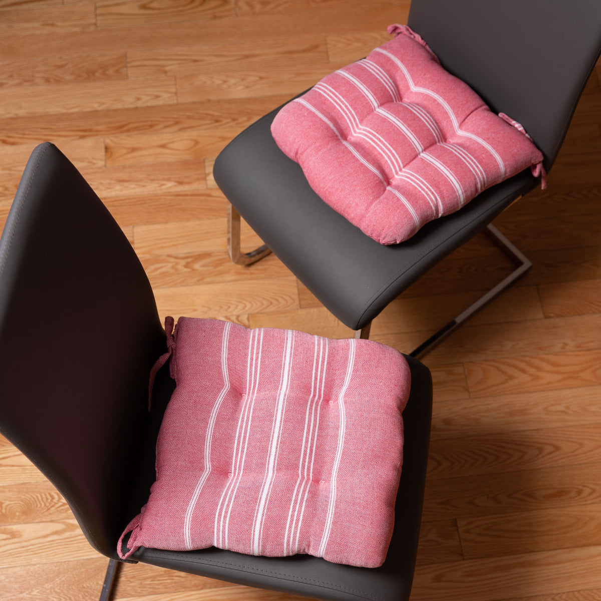 Cotton Chair Cushion Pads: Thick Dining Seat Cushions with Ties