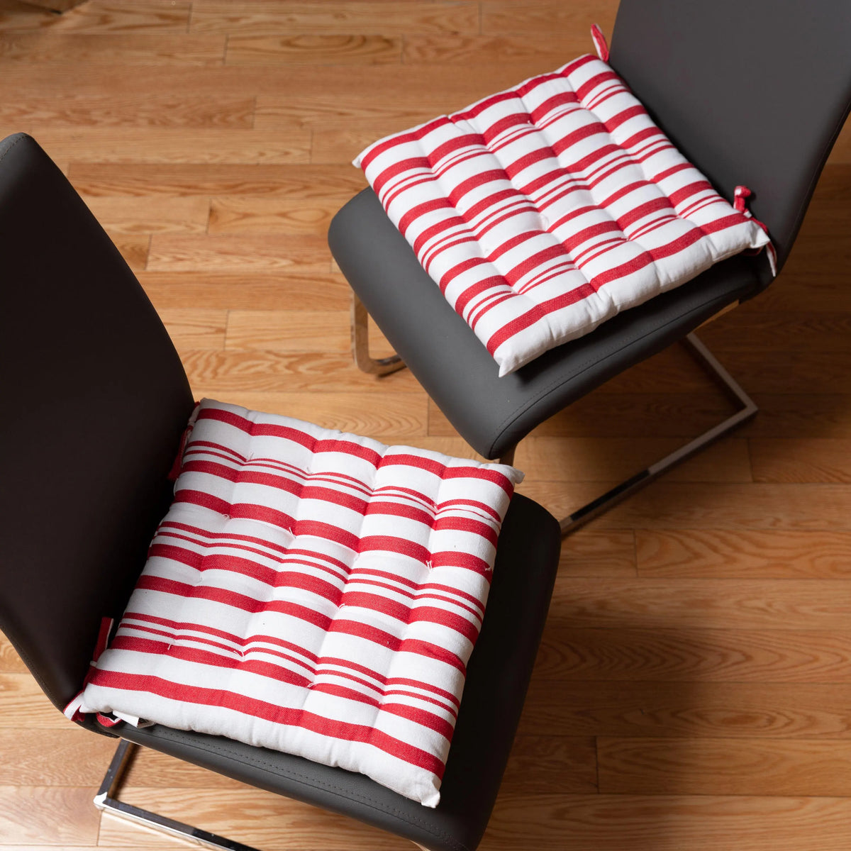 Cotton Chair Cushion Pads: Thick Dining Seat Cushions with Ties