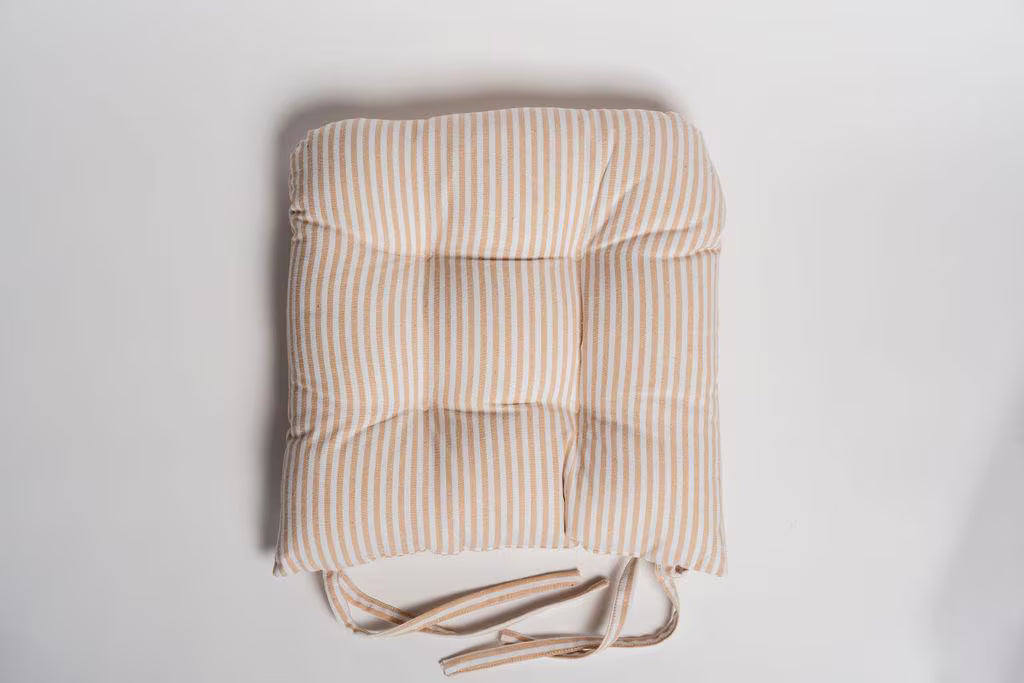 Cotton Chair Cushion Pads: Thick Dining Seat Cushions with Ties