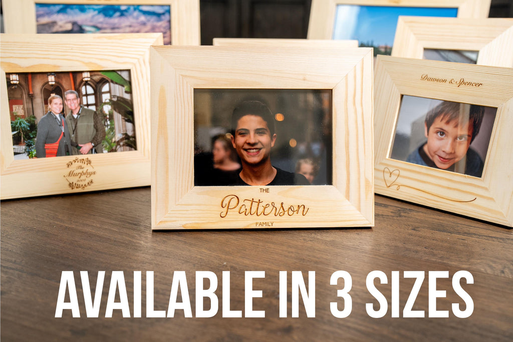 Personalized Wood Picture Frames