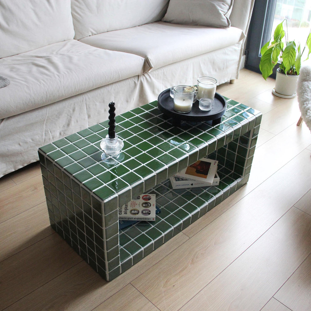 Tiled Coffee Table/Shoe Rack, Shoey M