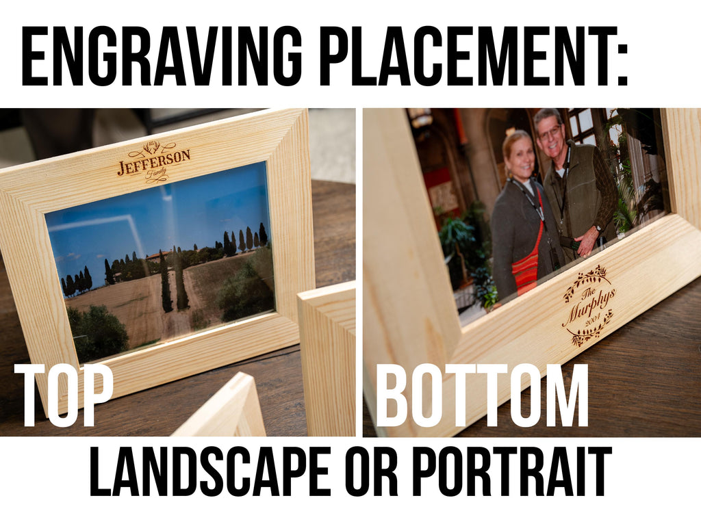 Personalized Wood Picture Frames