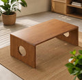 Folding Bamboo Coffee Table, Japanese Floor Desk, Portable Laptop Stand, Minimalist Home Decor