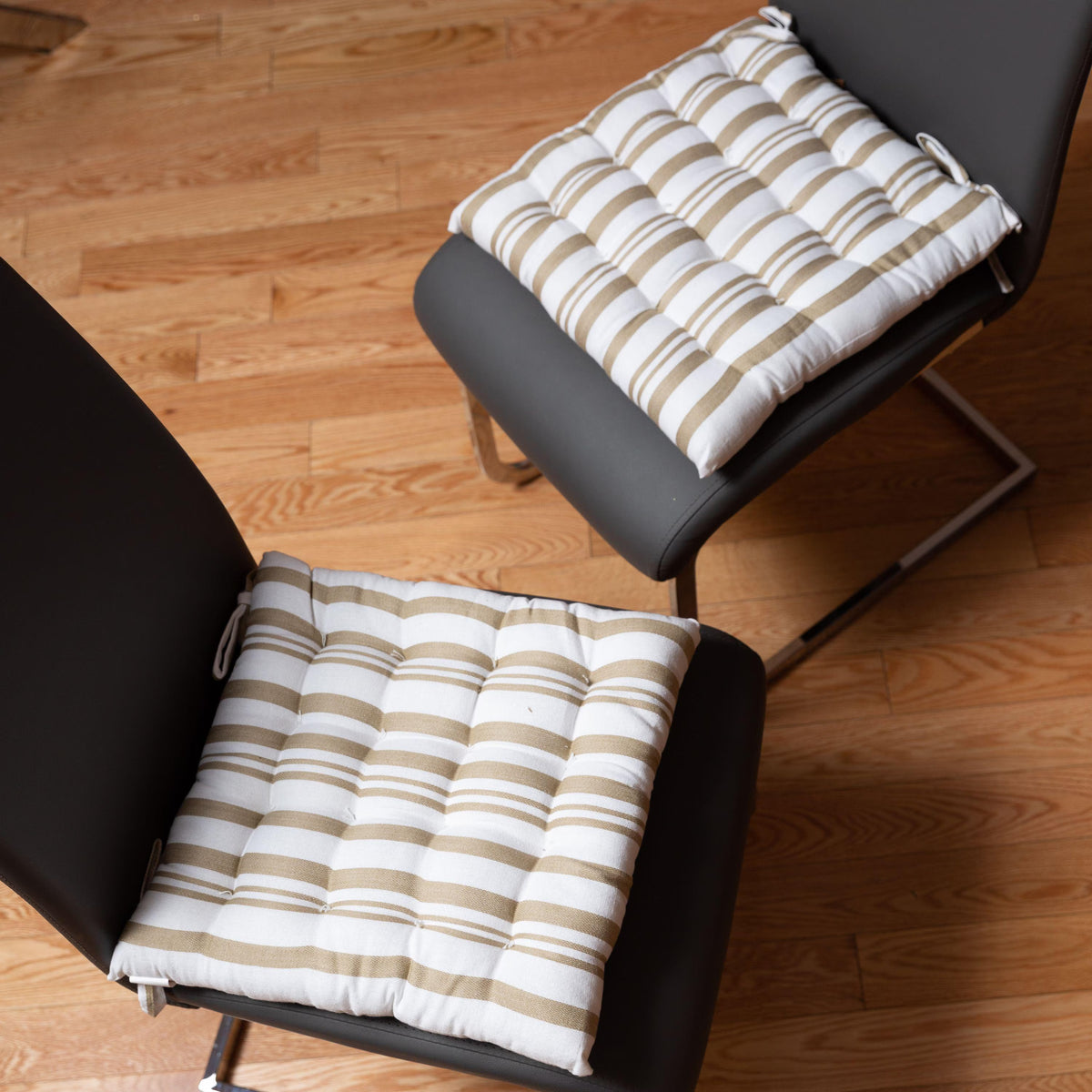 Cotton Chair Cushion Pads: Thick Dining Seat Cushions with Ties