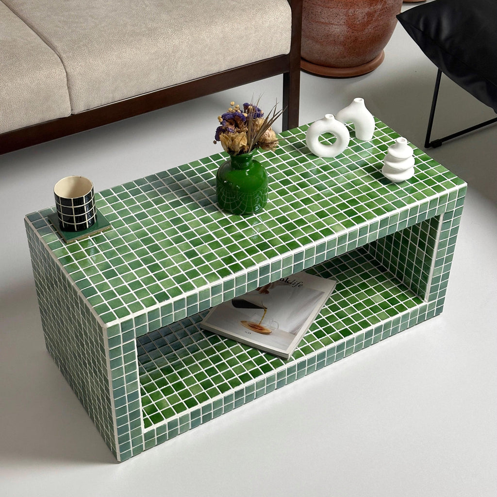 Tiled Coffee Table/Shoe Rack, Shoey M
