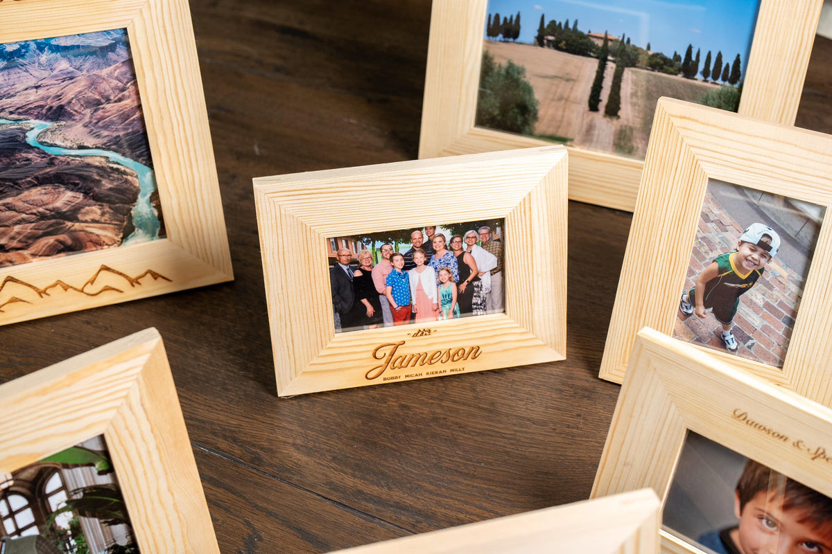 Personalized Wood Picture Frames