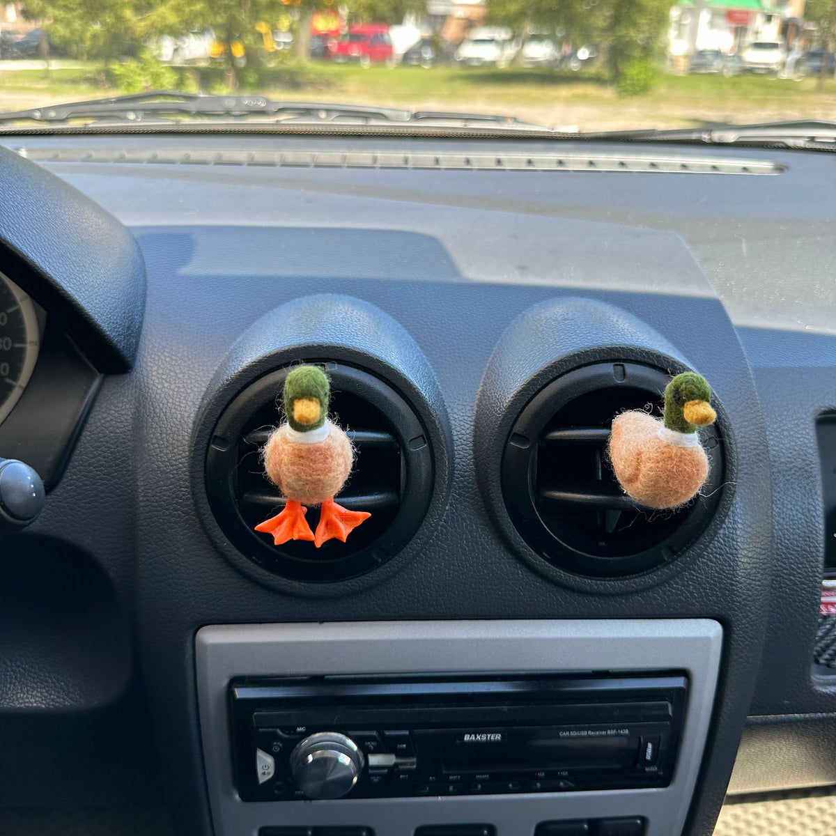 Mallard duck air vent clip Handmade wild bird car freshies Car accessories for women Duck lover gift