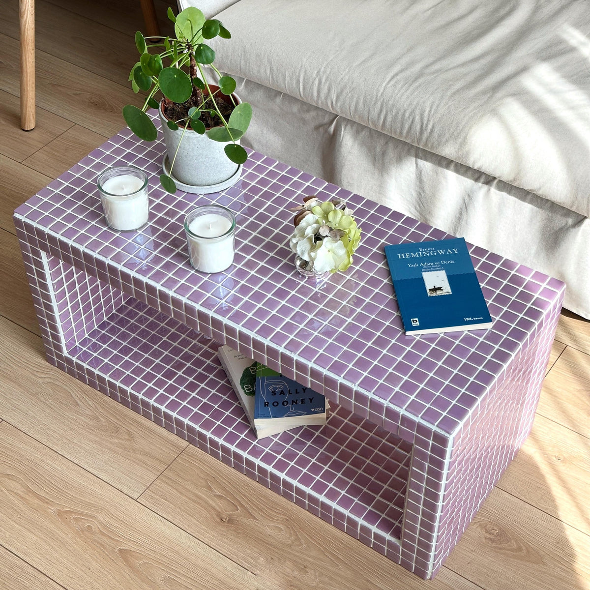 Tiled Coffee Table/Shoe Rack, Shoey M