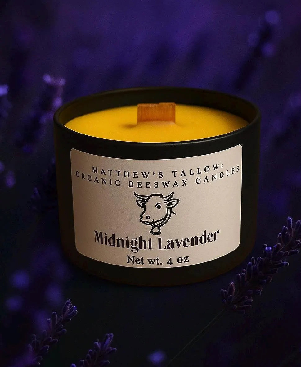 Natural Beeswax Candles: Handmade with Essential Oils