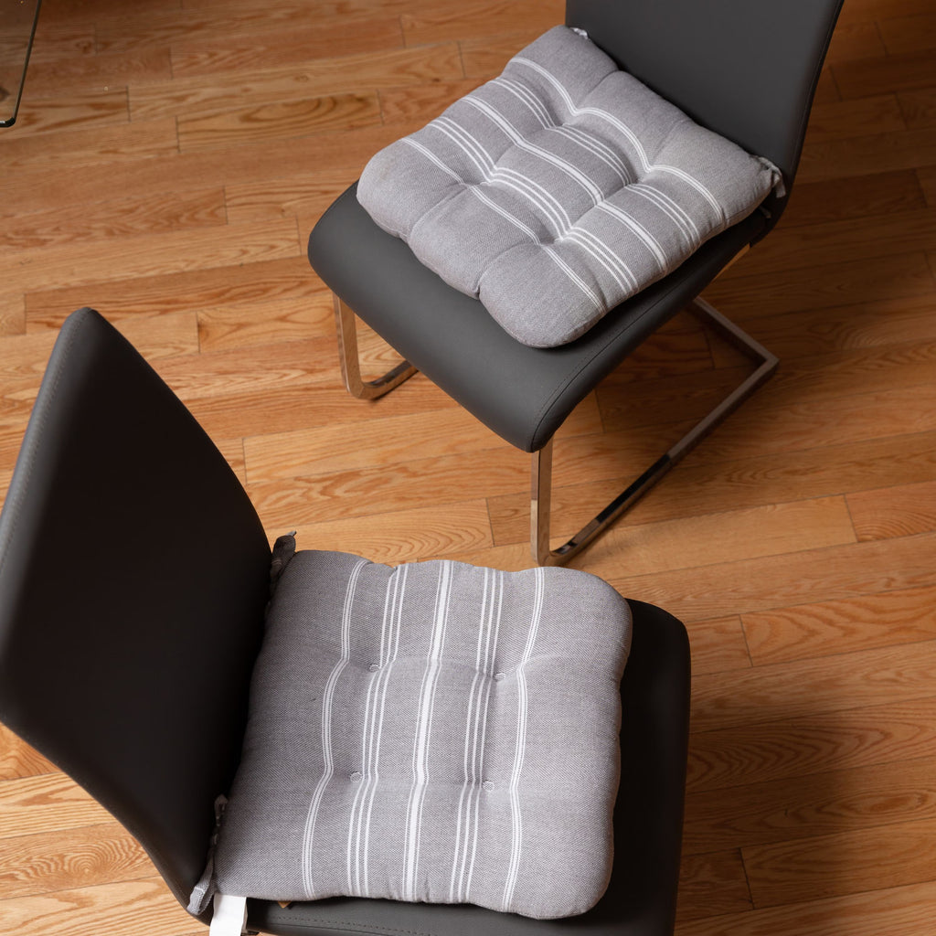 Cotton Chair Cushion Pads: Thick Dining Seat Cushions with Ties