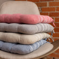 Cotton Chair Cushion Pads: Thick Dining Seat Cushions with Ties
